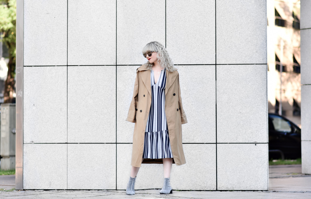 glitzer schuhe trenchcoat muenchen fashionblogger modeblogger nachgesternistvormorgen herbst outfit streetstyle boots zara