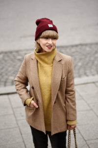 vintage, shopping, london, blazer, karo, hahnenrtitt, braun, herbst, fashionblogger, modeblog, muenchen, fall, streetstyle